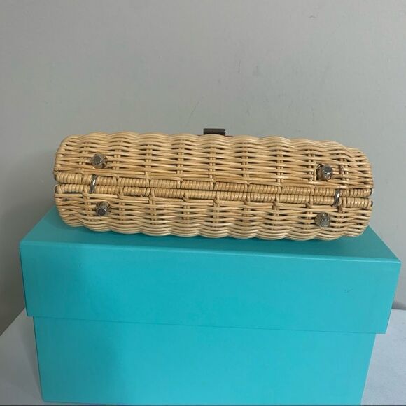 Tiffany & Co. Blaine Wicker Clutch - White - Picture 4 of 11